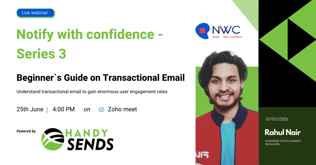 Transactional Email event